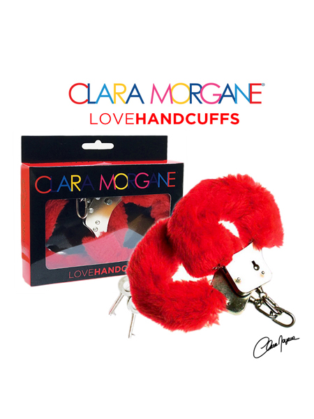 Clara Morgane Menottes en fourrure Rouge