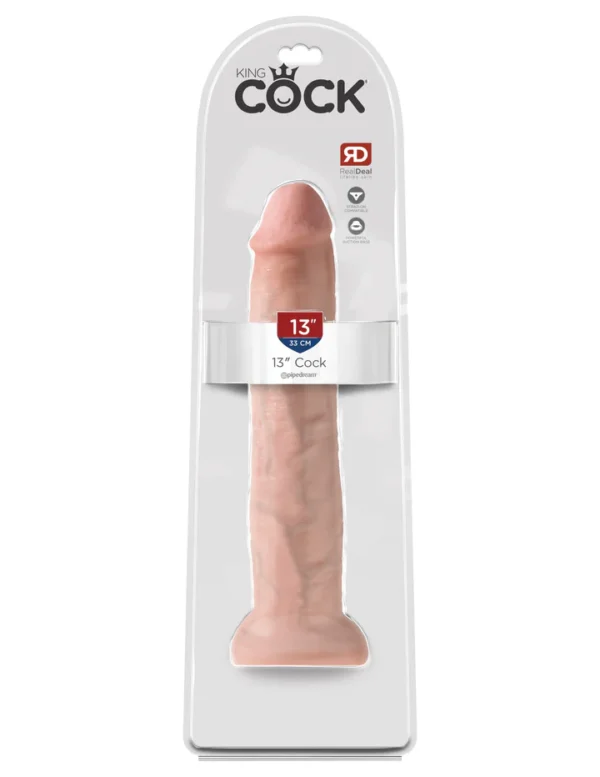 Gode King Cock 13" ventouse sans testicules