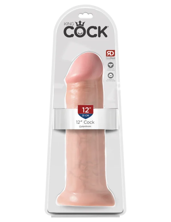 Gode King Cock 12" testicules et ventouse