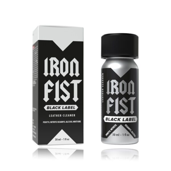 Poppers Iron Fist black label  amyle et pentyle 30 ml